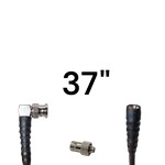 CAATail Antennas, LLC BNC-SMAMRELO-90-F-B Antenna relocation cable with a 90 degree BNC-M radio end and SMA-M antenna end. 37