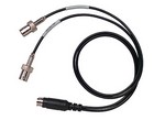 National Instruments Corporation 184931-0R5 Digital multimeter trigger cable, 9 pin DIN to 2 BNC, 0.5 m