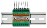 Powerside 770-022090 Grounding block - individual terminals up to 16 shielded wires