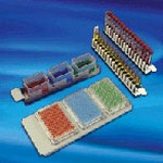 Tecan US, Inc. 30019985 Tube Carrier, 10mm (black inserts), 16-Position (1 x 16), 1 individual strip rack