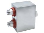 JULABO USA, Inc. 8890132 Twin distributing adapter M30x1.5, isolated, 1x M30x1.5 female to 2x M30x1.5 male, eah