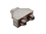 JULABO USA, Inc. 8890134 Twin distributing adapter M38x1.5, isolated, 1x M38x1.5 female to 2x M38x1.5 male, each