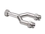 JULABO USA, Inc. 8890140 Twin distributing adapter M24x1.5, 1x M24x1.5 female to 2x M24x1.5 male, each