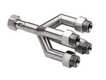 JULABO USA, Inc. 8890143 Quad distributing adapter M30x1.5, 1x M30x1.5 female to 4x M30x1.5 male,each