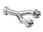 JULABO USA, Inc. 8890144 Twin distributing adapter M38x1.5, 1x M38x1.5 female to 2x M38x1.5 male, each