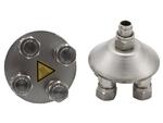 JULABO USA, Inc. 8970520 Quad distributing adapters, M16x1 female to 5x M16x1 male fittings, with barbed fittings for tubing 8 or 12 mm / 1/2