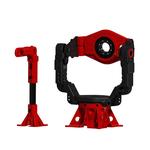 MilliBox GIM04H-300X Modular horizontal/vertical antenna positioner for mmWave and sub-THz antenna and radar testing, with third axis controller (X-Pol), for discrete motorized polarization positioning. Different models for different DUT width up to 38cm/15.