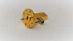 Millimeter Wave Products, Inc. 410U-383-1.85mmF U-band Waveguide to coax adapter, Right Angle, 40-60 GHz, WR-19 to1.85mm(F)