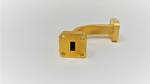 Millimeter Wave Products, Inc. 660K-595 90° E-Plane Bend: K Band, 18 to 26.5 GHz, 90° Bend Radius, WR-42 Waveguide, UG-595/U Flanges