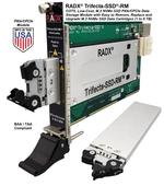RADX Technologies, Inc. PXIe-SSD-1M.2R-2TB Trifecta PXIe-SSD-R COTS, 1-Slot, PXIe Data Storage Module with Removable & Replaceable 2TB M.2 NVMe SSD Data Cartridge. PCIe G3 x4 I/F, up to ~3.5 GB/Sec Seq. R/W Perf and 1.2+ PBW Write Endurance. Add'l 1, 2, 4 & 8TB Data Cartridges Sold Separately.