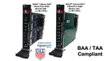 RADX Technologies, Inc. PXIe-SSD-8M.2F-64TB-SB2 Trifecta COTS, 1-Slot, PXIe-SSD-RAID Module with 8 x 8TB NVMe M.2 SSDs, 64TB UF Capacity, PCIe G3 x8 I/F, 38.4 to 44.8 PBW Write Endurance, and up to ~7 GB/Sec Sequential, Sustained R/W Perf. Unique 8 x SSD design for consistent write performance.
